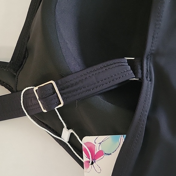 Women's Vintage Padded Push Up One Piece Swimsuits Tummy Control Bathing Suits - Picture 8 of 16